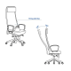 Офісне крісло для персоналу IKEA MARKUS Dark Gray (105.888.01)