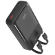 Повербанк (Powerbank) ColorWay DigiPower 20000mAh 45W Black (CW-PB200LP04BK)