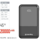 Повербанк (Powerbank) ColorWay DigiPower 20000mAh 45W Black (CW-PB200LP04BK)