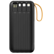 Батарея універсальна ColorWay 20 000 mAh PowerHub PD/22.5W, QC/4.0, Black (CW-PB200LP07BK)