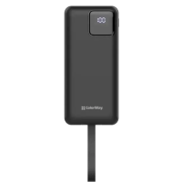 Батарея універсальна ColorWay 30 000 mAh EnergyHub PD/22.5W, QC/4.0, Black (CW-PB300LP05BK)