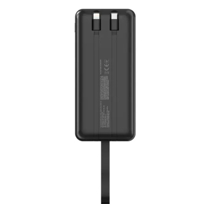 Батарея універсальна ColorWay 30 000 mAh EnergyHub PD/22.5W, QC/4.0, Black (CW-PB300LP05BK)