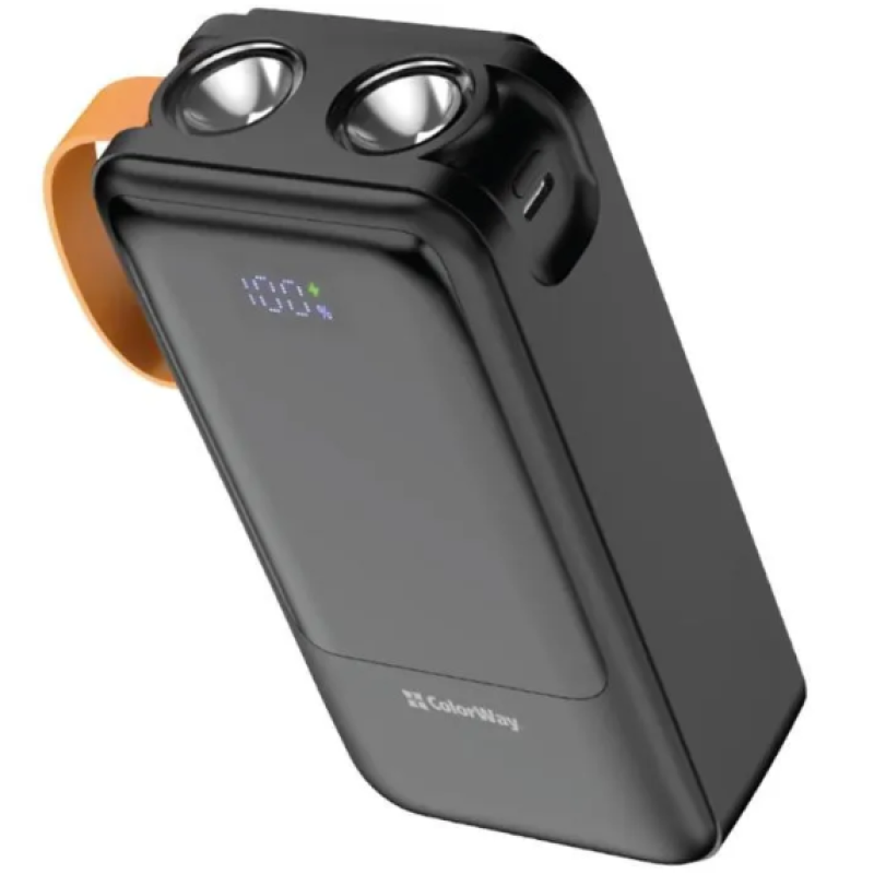 Батарея універсальна ColorWay 30 000 mAh PowerHub PD/22.5W, QC/4.0, Black (CW-PB300LP07BK)