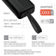 Батарея універсальна ColorWay 30 000 mAh High-power 2 PD/20W, QC/3.0, USB-C/Micro-USB (CW-PB300LPC2BK-PD)