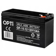 Акумулятор для ДБЖ Opti 12В 10А (OP-10-12V10AH)