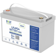 Акумулятор для ДБЖ Volt Polska LiFePO4 12,8V 100Ah + BMS (6AKLI10012)