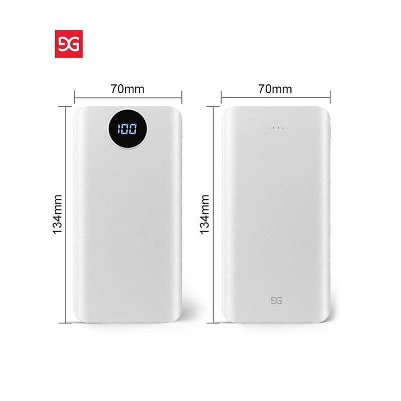 Power Bank Gusgu 20000 mAh Xiamen Mini 80000M White