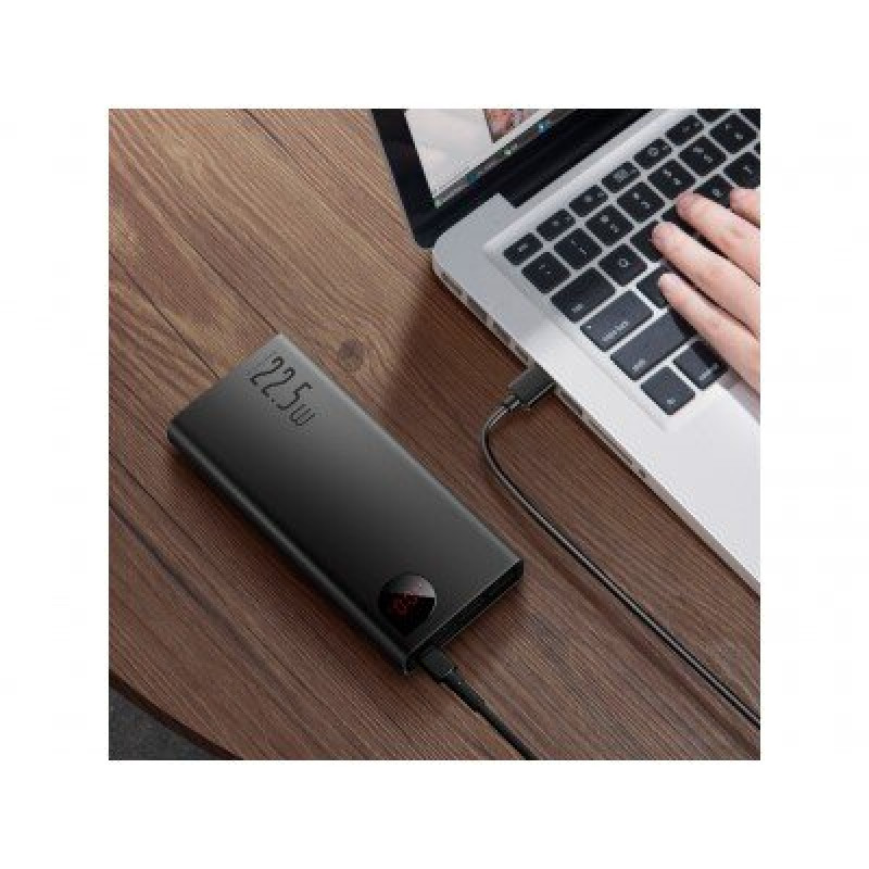 Power Bank Baseus Adaman Metal 20000mAh, PD/22.5W, QC/3.0, Lightning (PPAD000101)