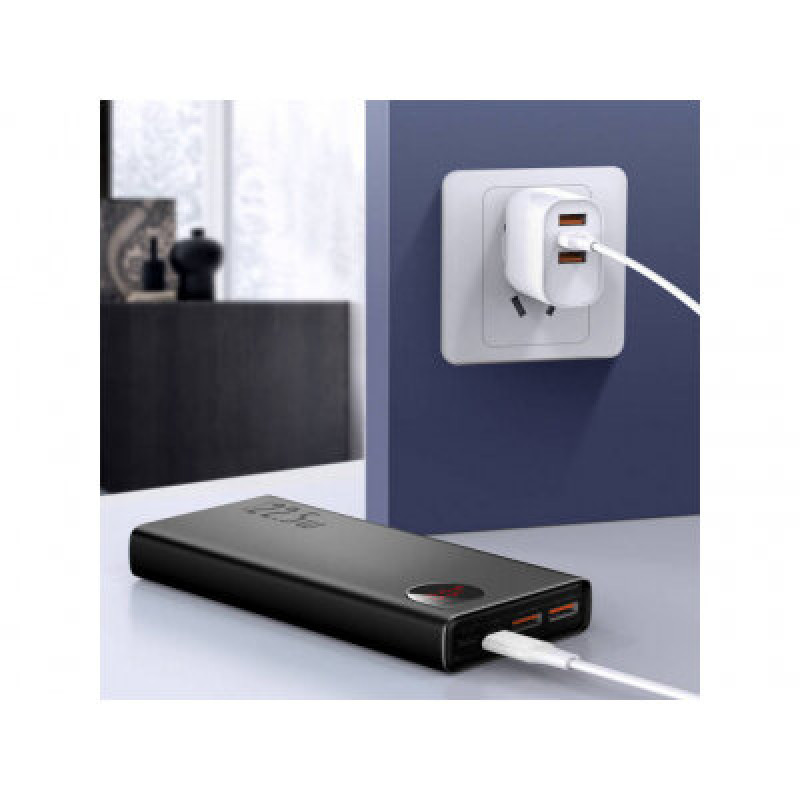 Power Bank Baseus Adaman Metal 20000mAh, PD/22.5W, QC/3.0, Lightning (PPAD000101)