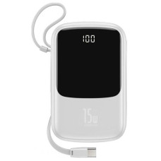 Power Bank  Baseus Q pow Digital Display 3A 10000mAh White (PPQD-A02 )
