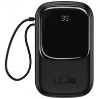 Павербанк Baseus Power Bank 20000mAh з USB-C Cable Q Pow Display 22.5W Black (PPQD-I01, PPQD040101)