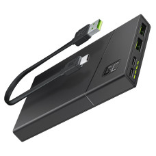 Power Bank Green Cell PowerPlay10S 10000мАч PD QC 18W (PBGC02S)