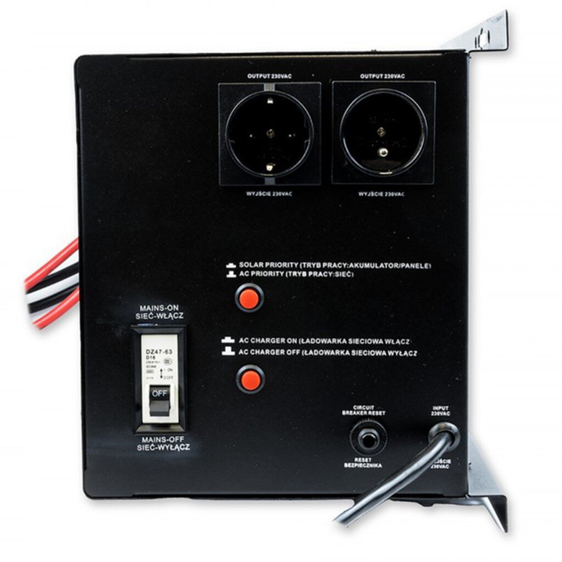 Гібридне ДБЖ/інвертор Volt Polska SINUS PRO 2400 W 12/230V 1600/2400W (3SP240012W)