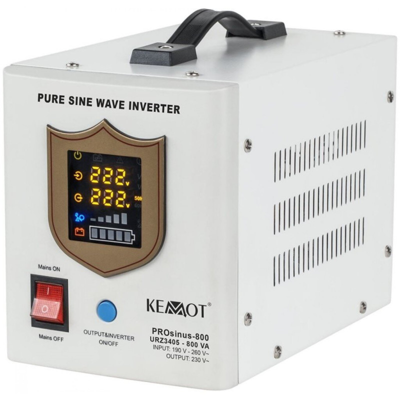 Лінійно-інтерактивний ДБЖ Kemot PROsinus-800 12V 230V 800VA/500W (URZ3405)
