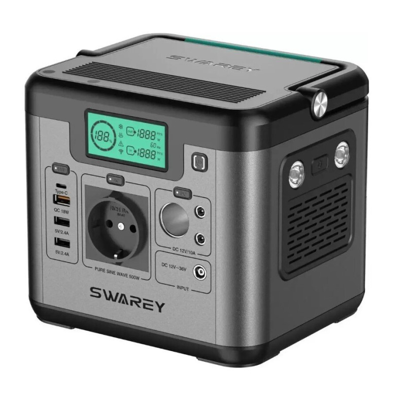 Зарядна станція Swarey S500 (144000mAh 500W)
