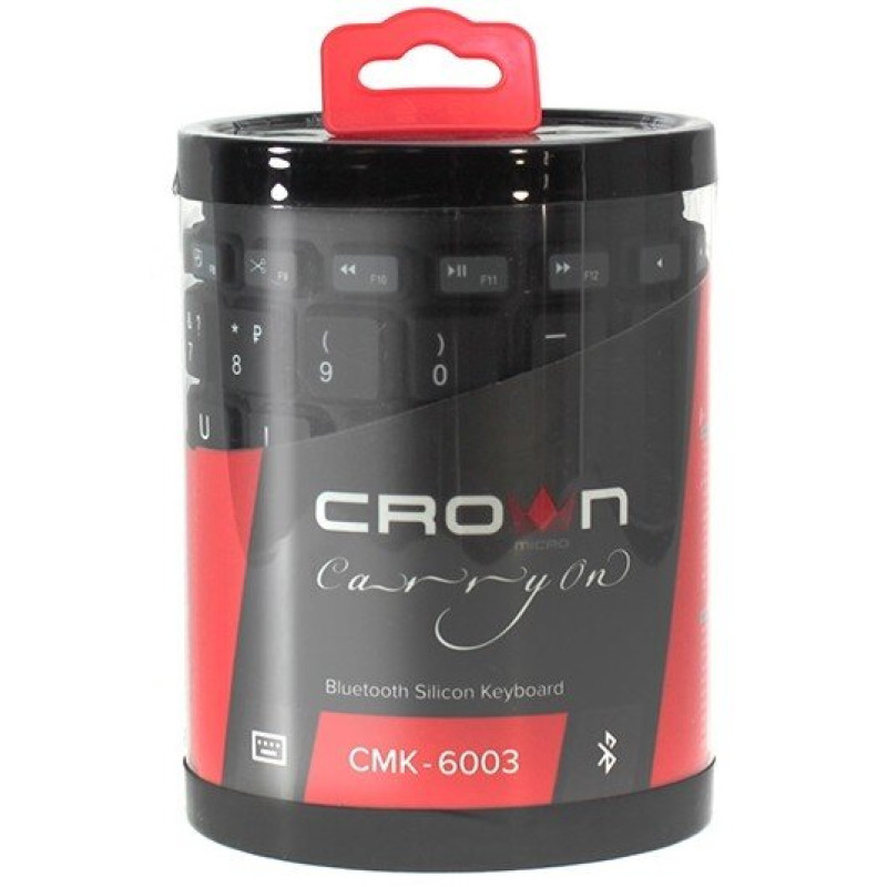 Клавіатура силіконова Crown CMK-6003 Black (CMK-6003)