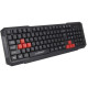 Клавіатура Esperanza EGK102 USB Red (EGK102RUA)