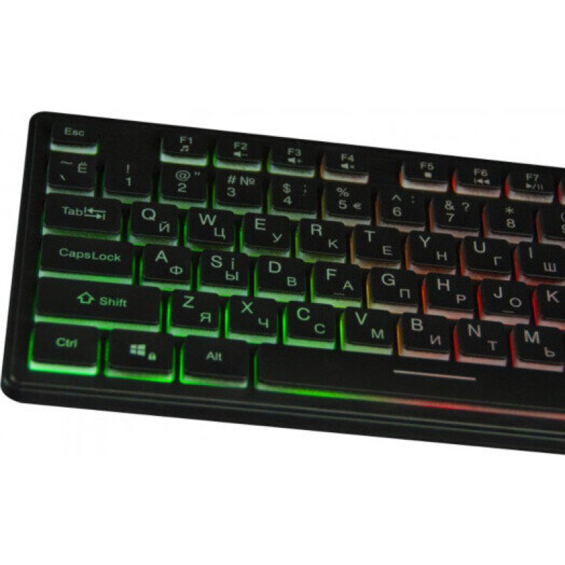 Клавіатура Frime Moonfox Rainbow UKR/RUS USB (FLK18220)