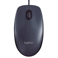 Миша Logitech B100 USB Black (910-003357)
