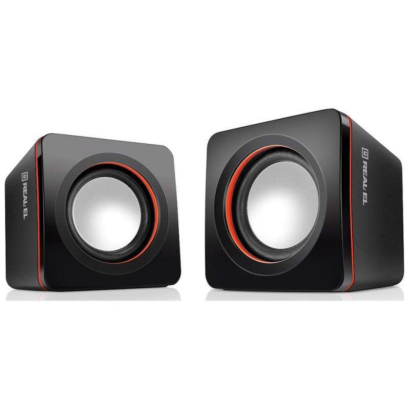 Акустична система REAL-EL S-13 USB Black (EL121100021)