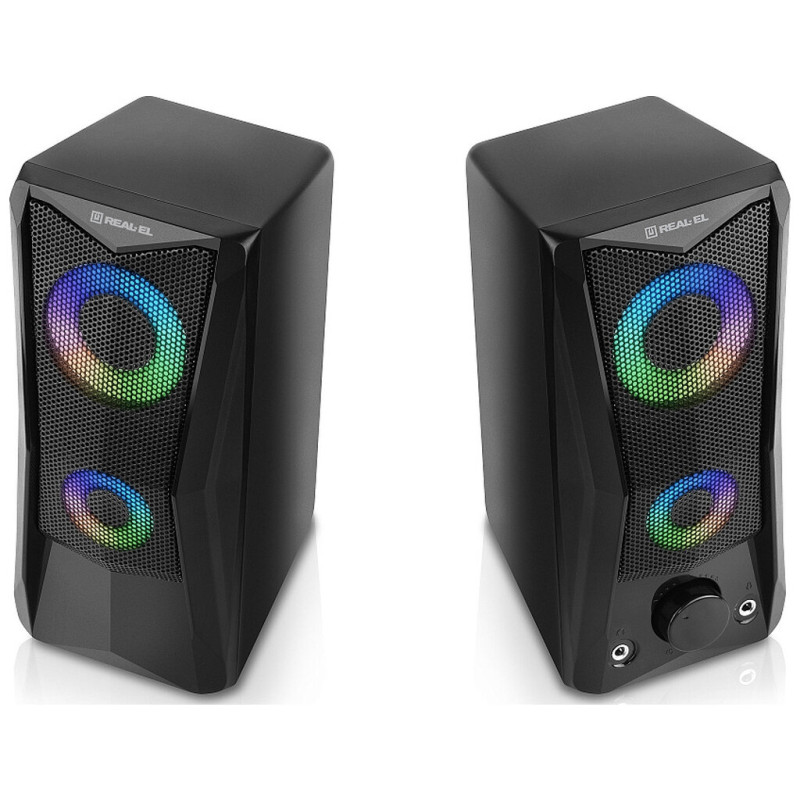 Акустична система REAL-EL S-107 USB Black (EL121100017)