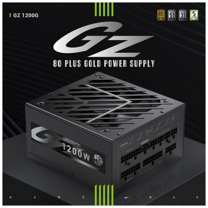Блок живлення Gamemax 1200W (GZ 1200G BK)
