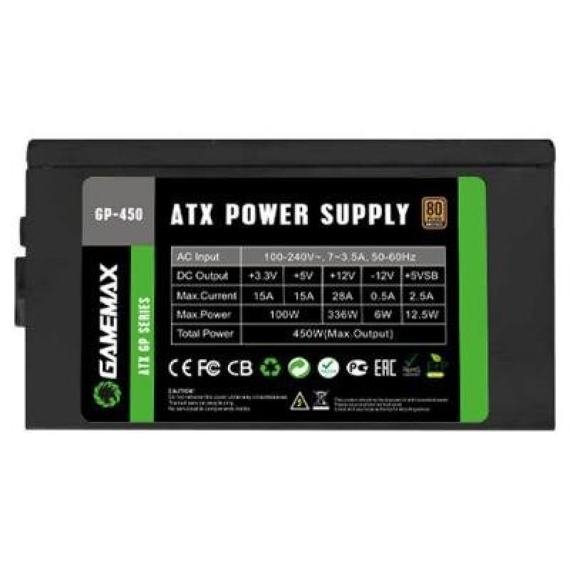 Блок живлення GAMEMAX 450W GP-450