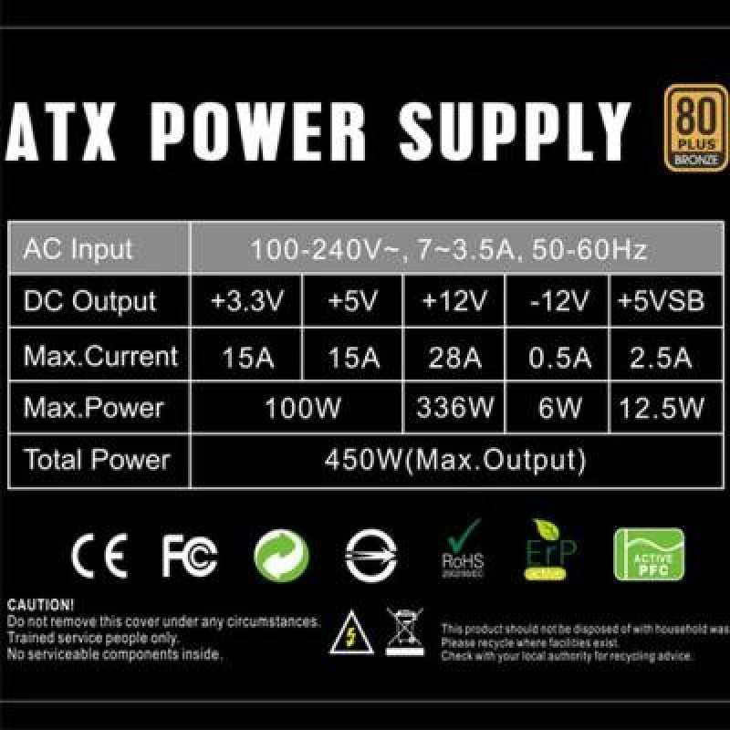 Блок живлення GAMEMAX 450W GP-450