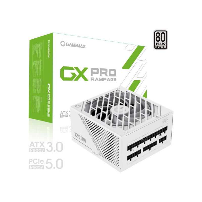 Блок живлення Gamemax 1250W (GX-1250 PRO WT (ATX3.0 PCIe5.0)