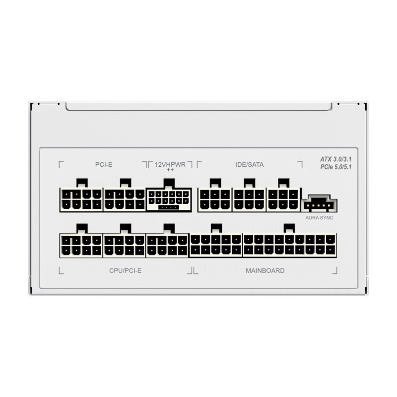 Блок живлення Gamemax 1300W RGB-1300 WH (RGB-1300 WH (ATX3.0/3.1 PCIe5.)