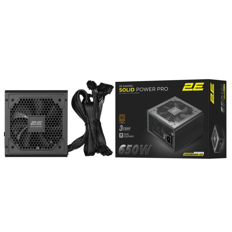 Блок живлення 2E 650W Solid Power Pro ATX3.1 GEN5.0 (2E-SP650BRSMII-120)
