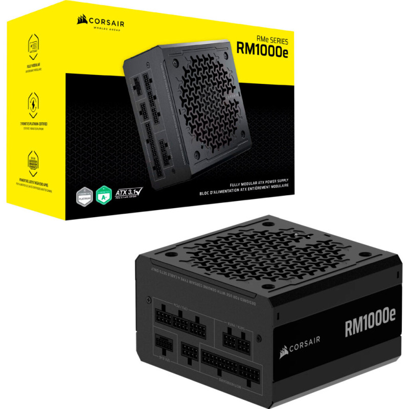 Блок живлення Corsair 1000W RM1000e (CP-9020297-EU)