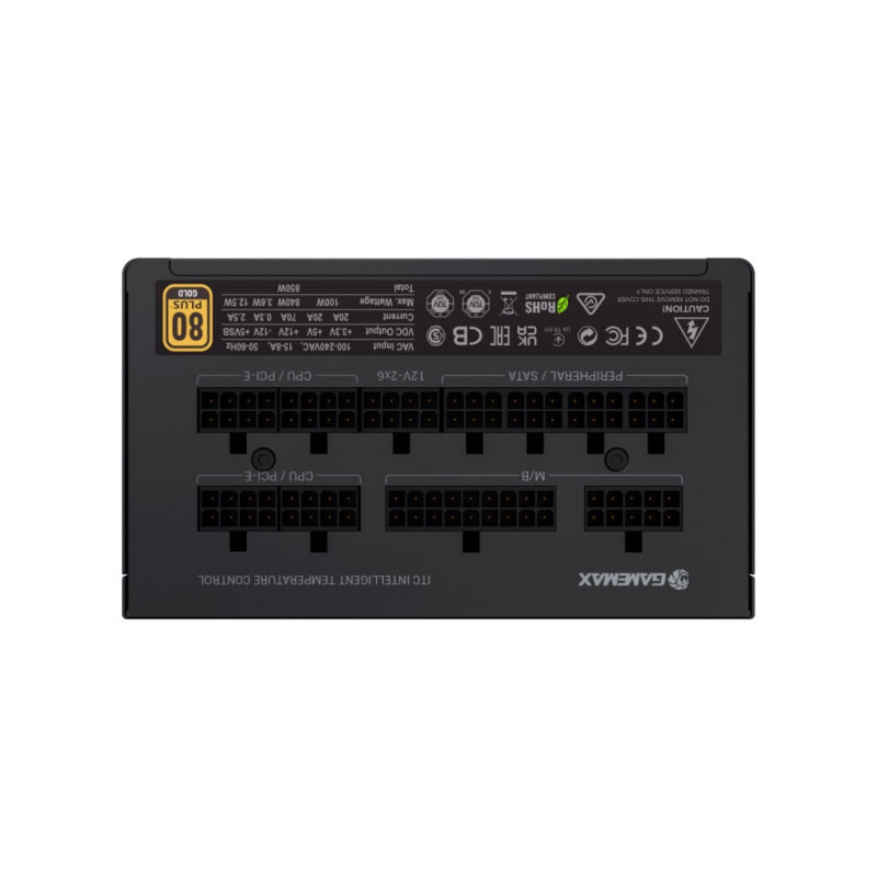 Блок живлення Gamemax 850W (GX-850 PRO BK(ATX3.1PCIe5.1))