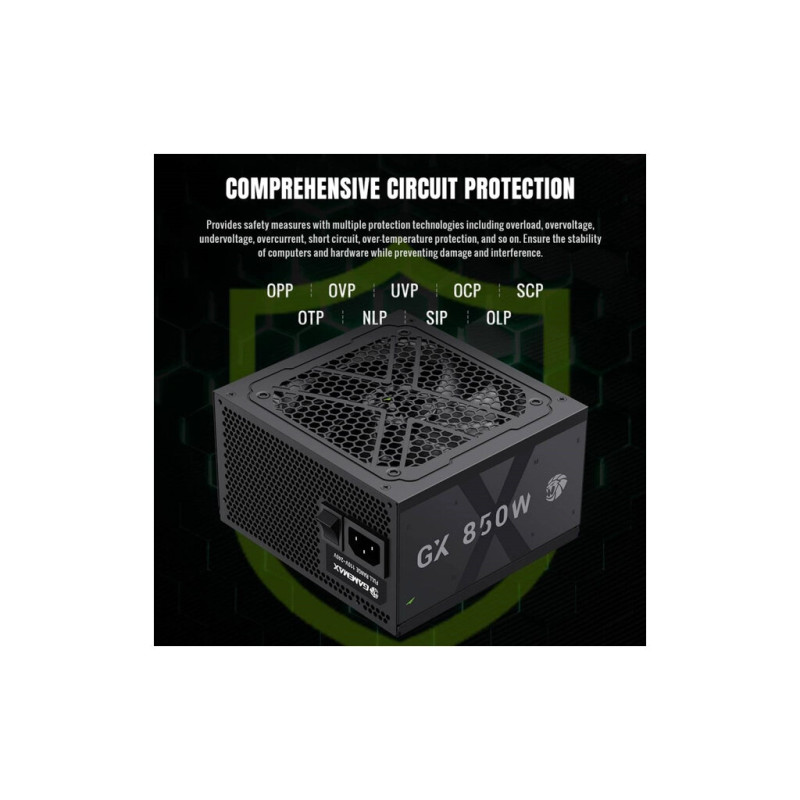 Блок живлення Gamemax 850W (GX 850GF)