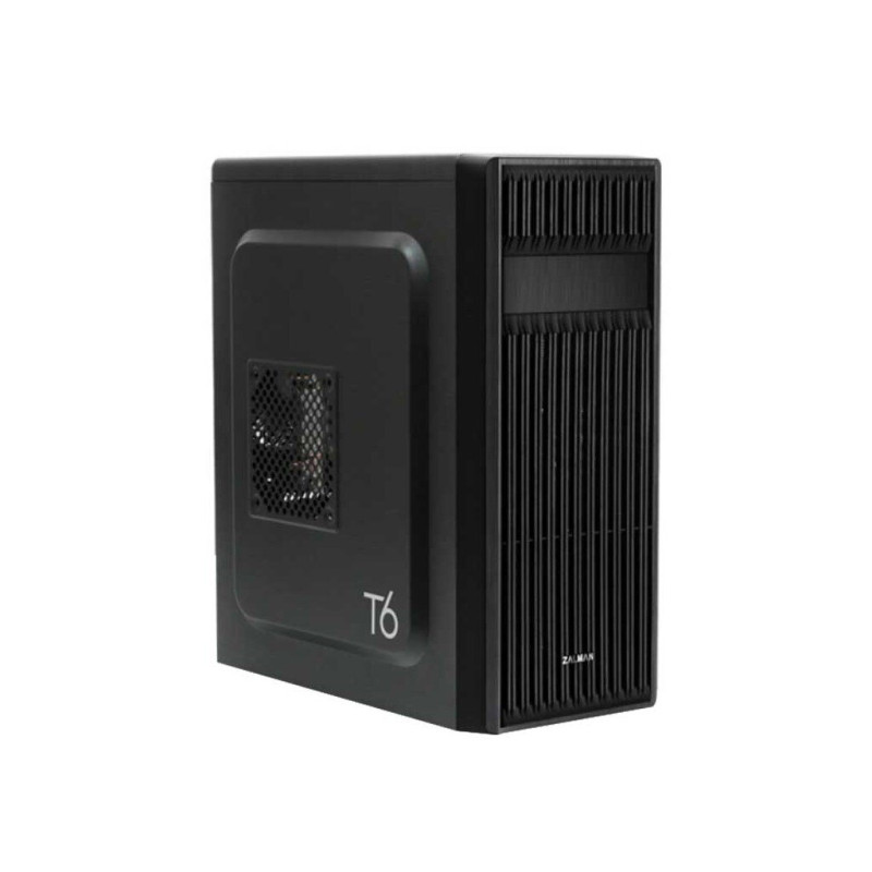 Блок живлення Zalman Корпус Zalman T6, без БЖ, 1xUSB3.0, 2xUSB2.0, 1x120mm Black fan, Perforated Side, ATX, Bl (T6)