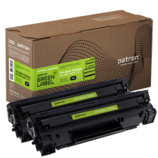 Картридж PATRON HP LJ CE278A/CANON 728 GREEN Label (DUAL PACK) (PN-85A/725DGL)
