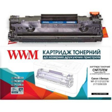 Картридж WWM HP LJ M201/225/Canon MF211/232/247 Black (аналог CF283X/Canon 737)