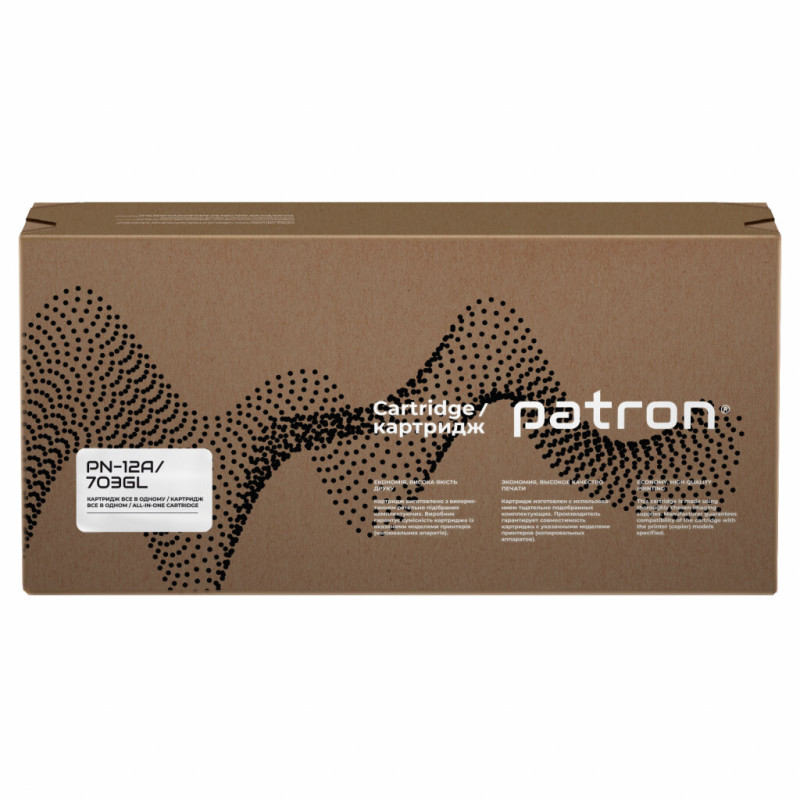 Картридж PATRON HP LJ Q2612A/CANON 703 GREEN Label (PN-12A/703GL)