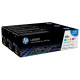 Картридж HP CLJ CP1215/ CP1515 /125A/ Tri-Pack(CB541/542/543) (CF373AM)