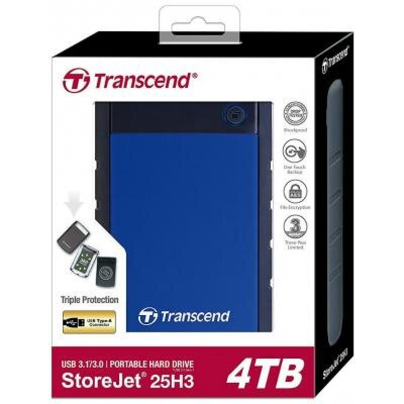 Жорсткий диск Transcend 2.5" 4Tb (TS4TSJ25H3B)