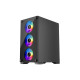 Корпус 1stPlayer X2-M-BK-4F1
