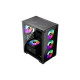 Корпус 1stPlayer X2-M-BK-4F1