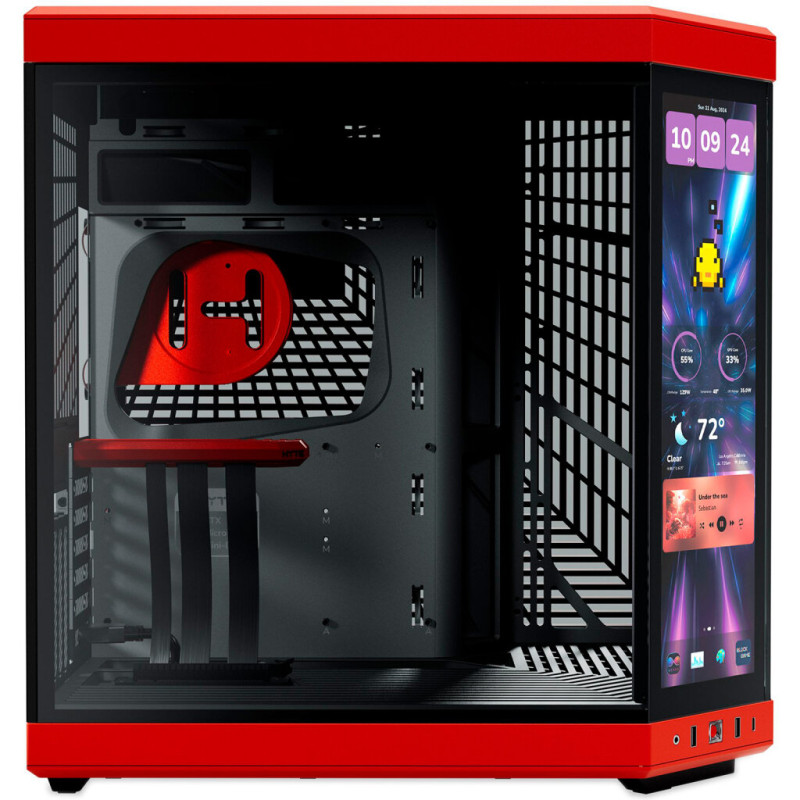 Корпус Hyte Y70 Touch Infinite Black-Red (CS-HYTE-Y70TTI-RB)