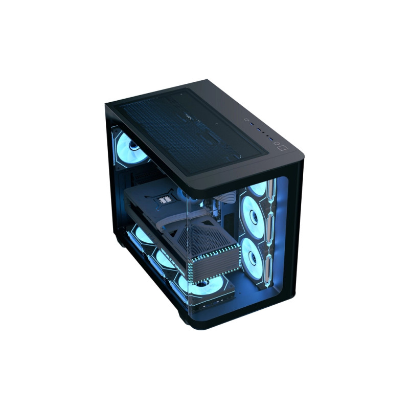 Корпус AeroCool P500C-G-BK-v1 Black (ACCM-PN01043.11)