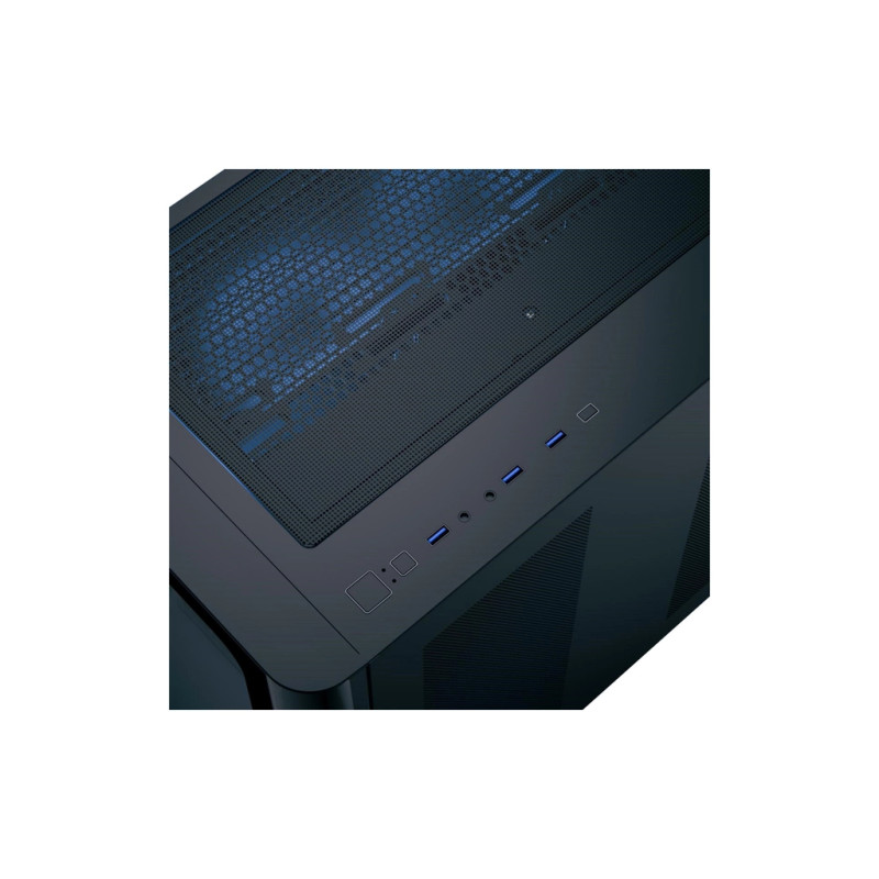 Корпус AeroCool P500C-G-BK-v1 Black (ACCM-PN01043.11)