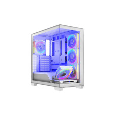 Корпус Modecom VOLCANO STELLAR ARGB MIDI 5x120mm fans WHITE (AT-STELLAR-5F-ARGB-20)
