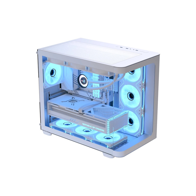 Корпус AeroCool P500C-G-WT-v1 White (ACCM-PN01043.21)