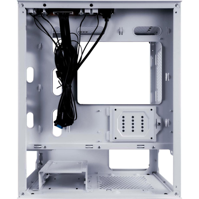 Корпус 1stPlayer X4-M-WH-2F1P-W-1F1-W