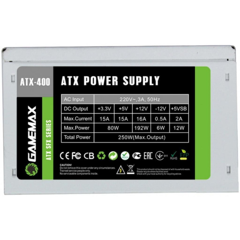 Корпус GAMEMAX ST-602-400W