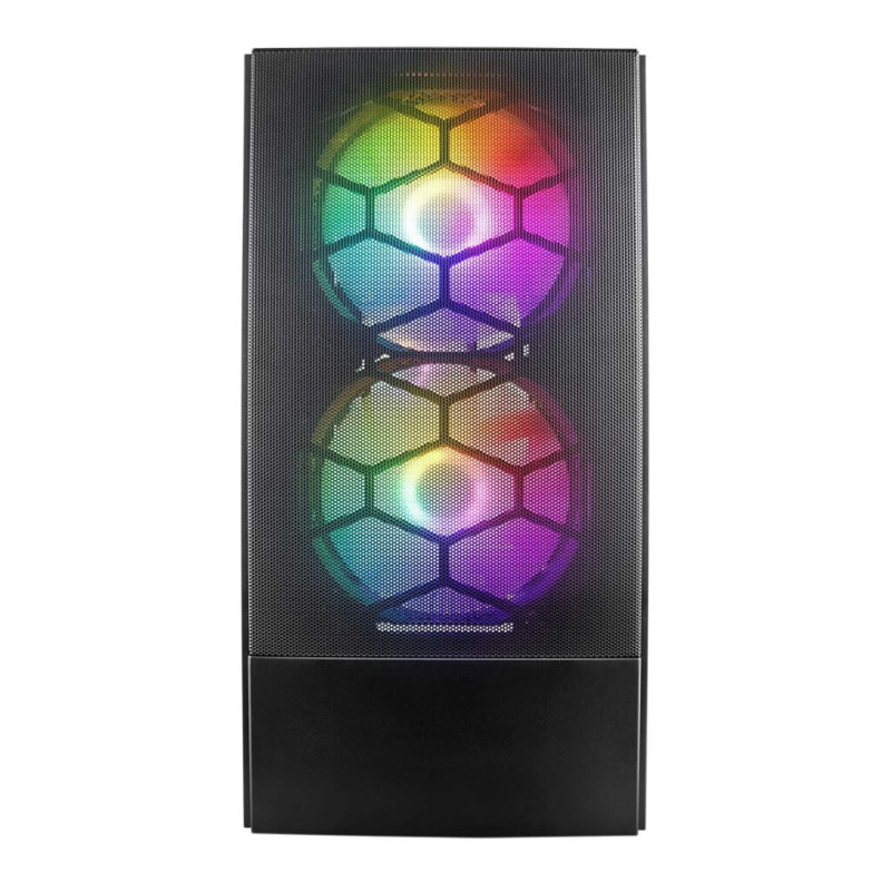 Корпус 1stPlayer X4-M-BK-2F1P-1F1